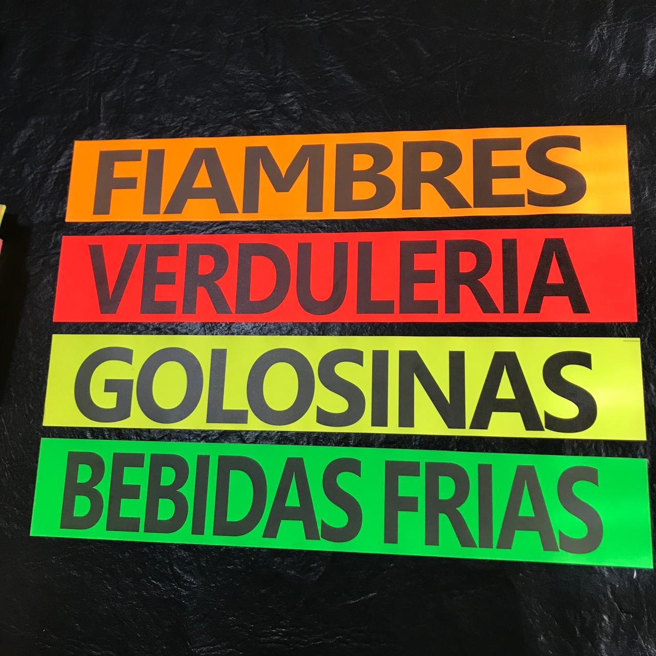 carteles adhesivos para negocios